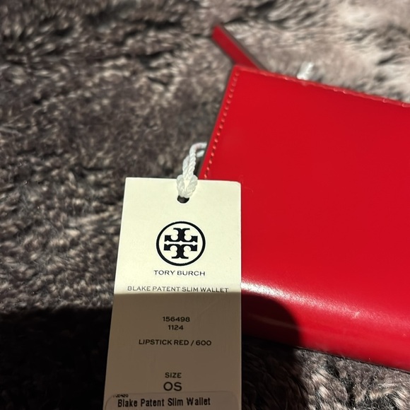 Tory Burch Blake patent leather slim long Wallet New - Picture 11 of 16